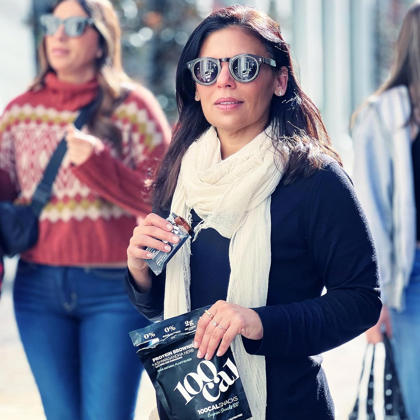 Chocolate Brownie Protein Bars: Keto, High Fiber, 100 Calories (8 Count)