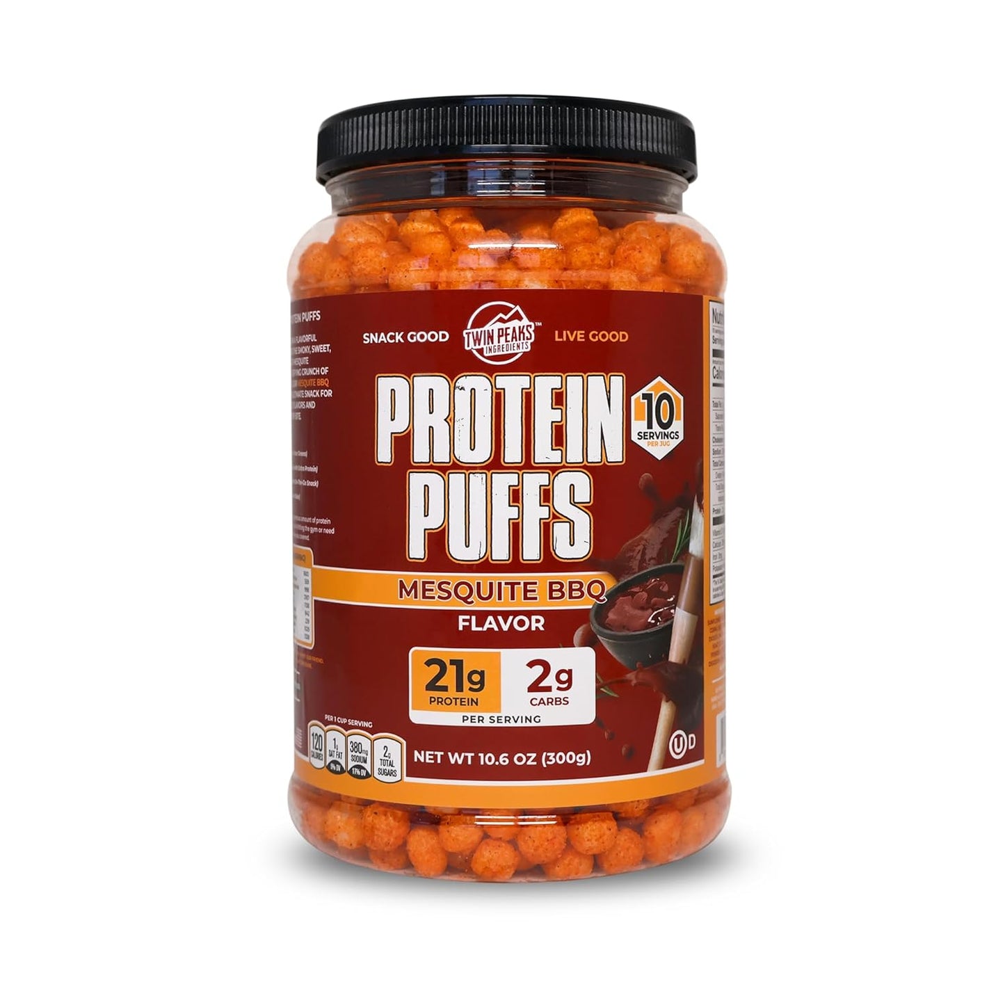 Keto Protein Puffs - Nacho Cheese Delight