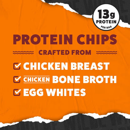 Spicy Protein Chips Variety: Keto-Friendly, 13g Protein, Gluten-Free, Bold Flavors (12 Count)