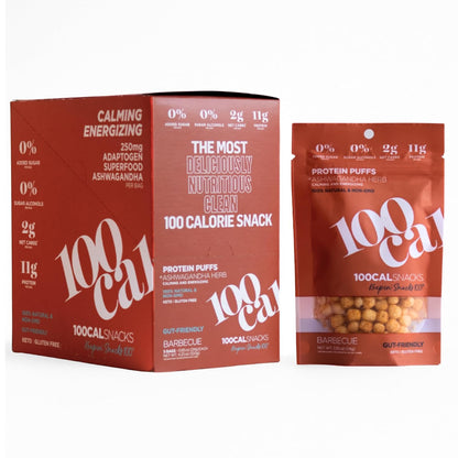 BBQ Protein Puffs: 11g Protein, Low Calorie, Gluten-Free, 100 Calories (5 Count)