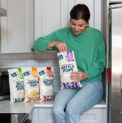 Ancient Grain Pops: Vegan, Gluten-Free, All-Natural Snack (Count 4)