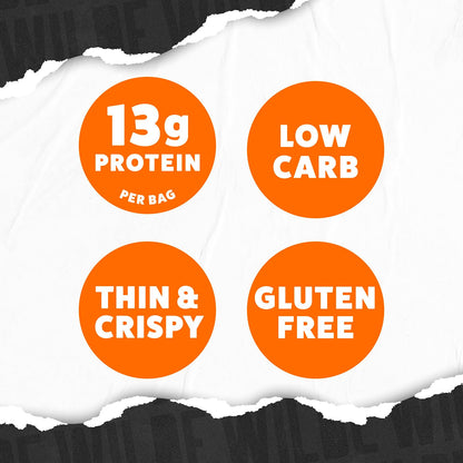 Spicy Protein Chips Variety: Keto-Friendly, 13g Protein, Gluten-Free, Bold Flavors (12 Count)