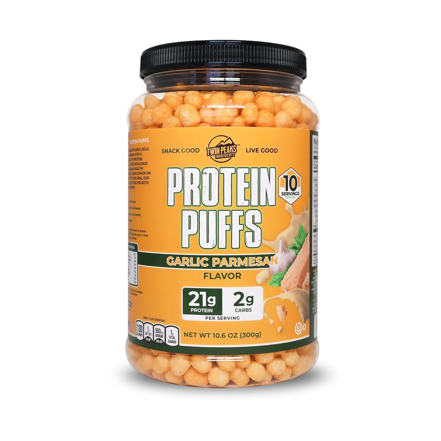 Keto Protein Puffs - Nacho Cheese Delight