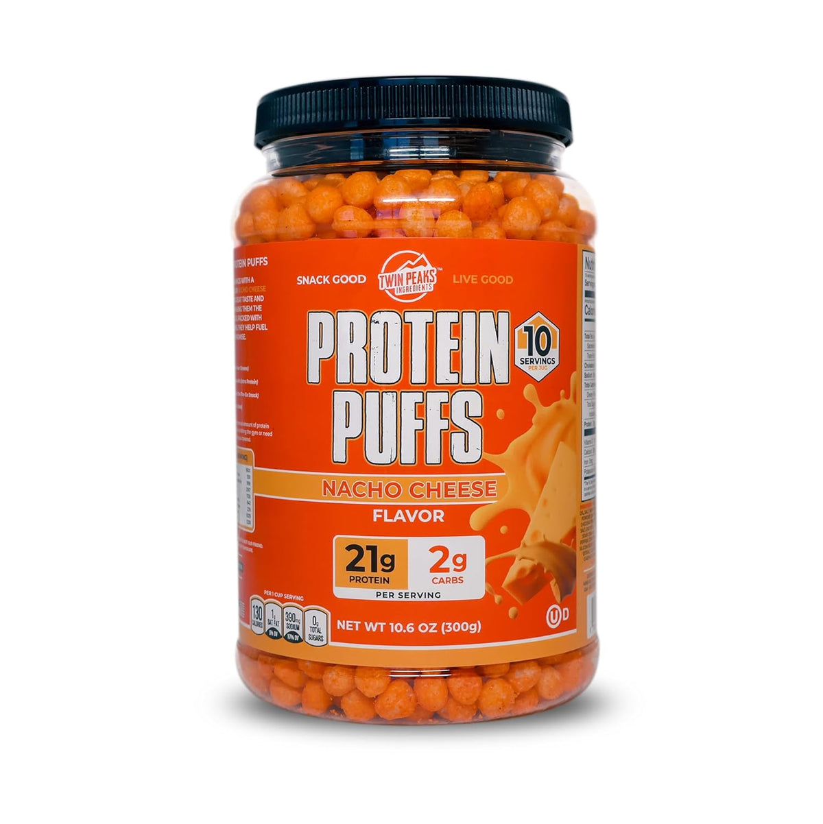 Keto Protein Puffs - Nacho Cheese Delight