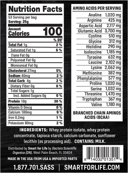 Whey Protein Puffs: 18g Protein, 3LB Zero Sugar Snack (53 Servings)