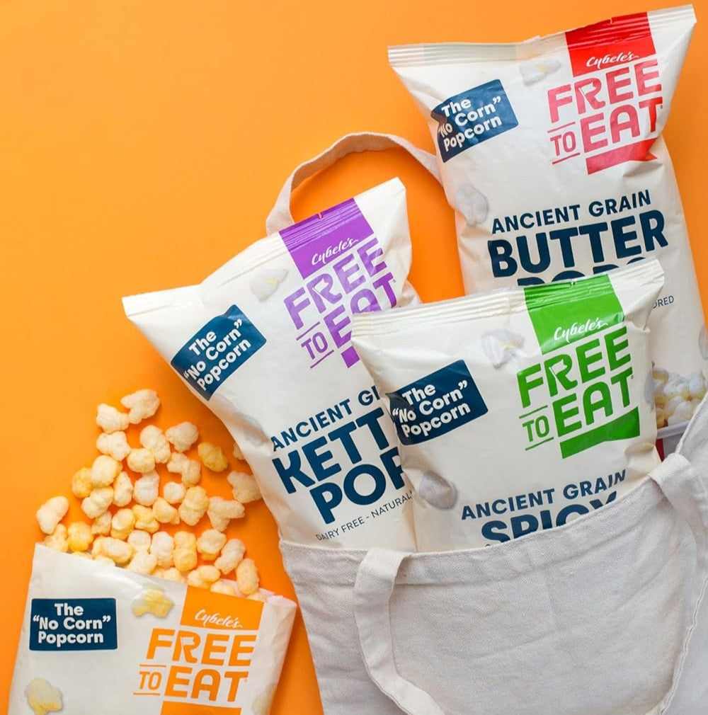 Ancient Grain Pops: Vegan, Gluten-Free, All-Natural Snack (Count 4)