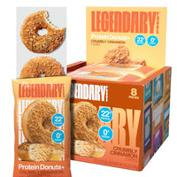 Protein Donuts: 22g Protein, Low Carb, Gluten-Conscious Snack (8 Count)