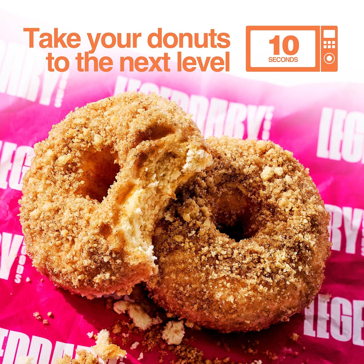 Protein Donuts: 22g Protein, Low Carb, Gluten-Conscious Snack (8 Count)