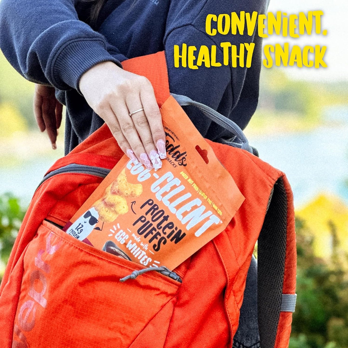 Egg-White Protein Puffs: 12g Protein, Baked & Guilt-Free (4 Count)